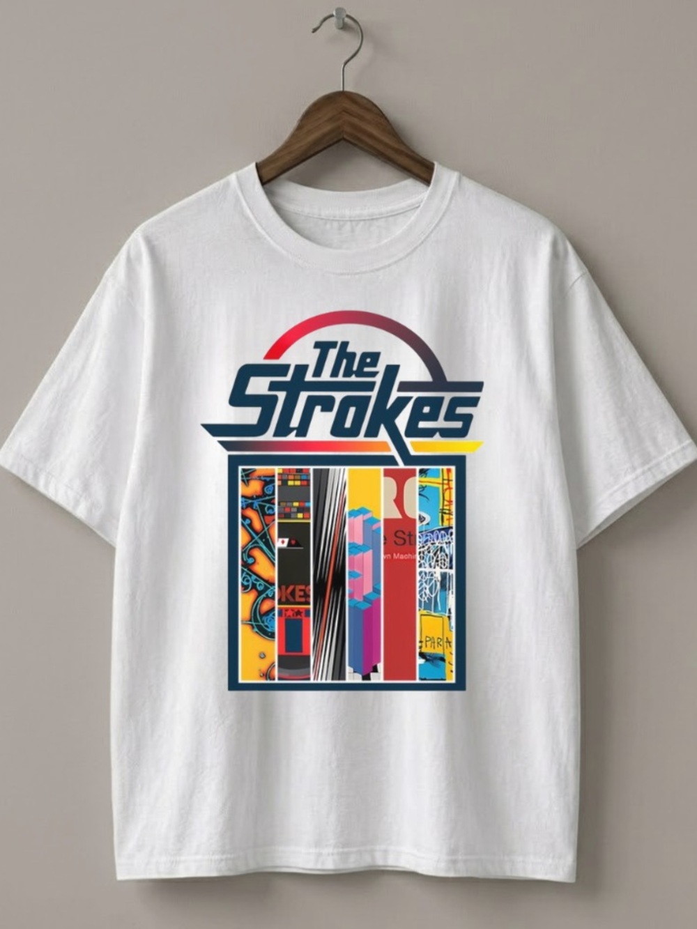 The Strokes Band Rock Tour 90s Graphic Tee | Reprint Gildan